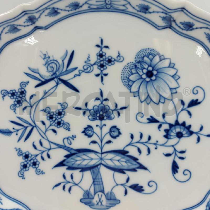 VASSOIO DECORO FLOREALE BLU MEISS | Mercatino dell'Usato Genova sampierdarena 2