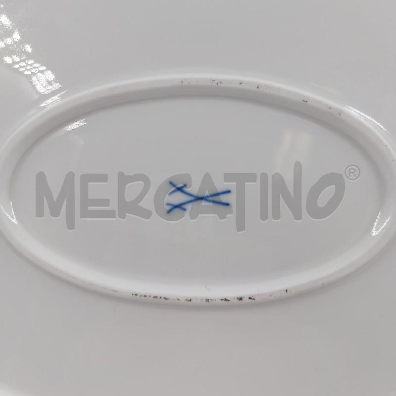 VASSOIO DECORO FLOREALE BLU MEISS | Mercatino dell'Usato Genova sampierdarena 3