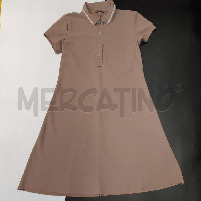 VESTITO DONNA BEIGE DIXIE | Mercatino dell'Usato Genova sampierdarena 1