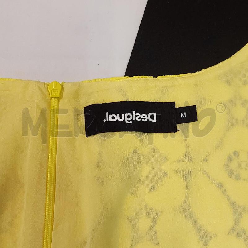VESTITO DONNA DESIGUAL GIALLO RICA | Mercatino dell'Usato Genova sampierdarena 2