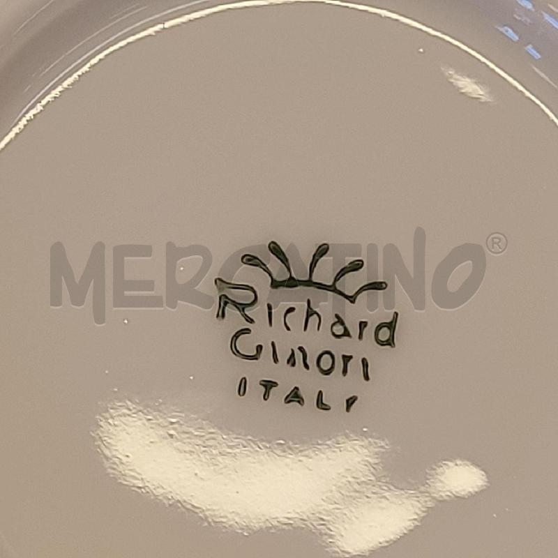 TAZZINE RICHARD GINORI BORDO BLU E DORATO | Mercatino dell'Usato Genova molassana 4