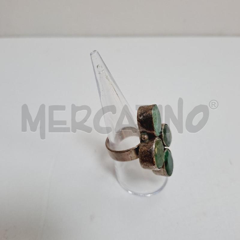 ANELLO ARG CON QZ AVVENTURINA | Mercatino dell'Usato Latina 2