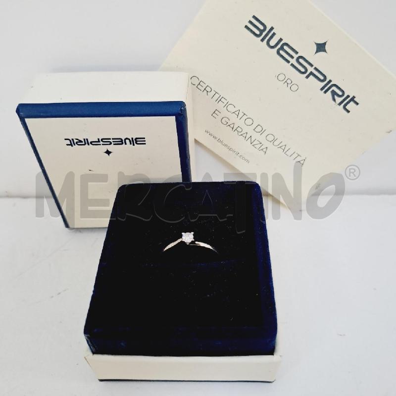 ANELLO DONNA SOLITARIO 9KT | Mercatino dell'Usato Latina 1