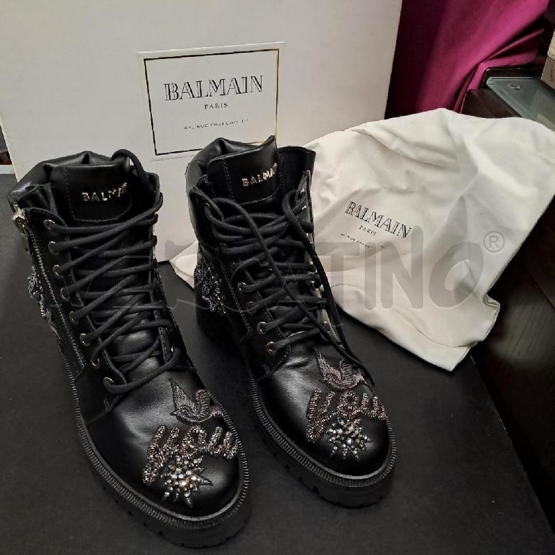 ANFIBI BALMAIN PARIS COMBAT BOOT | Mercatino dell'Usato Latina 1