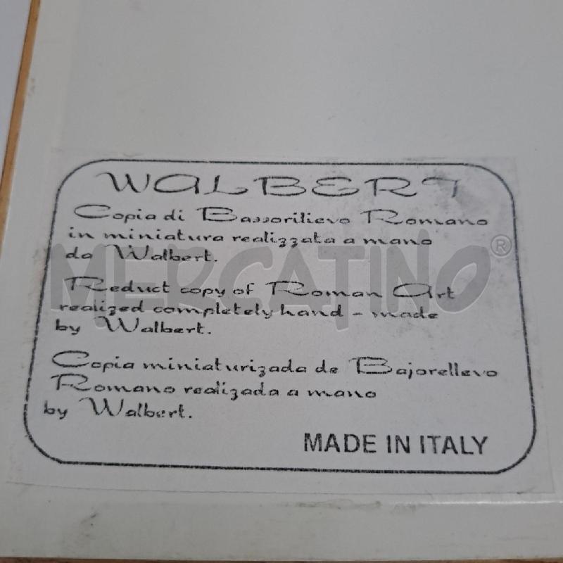 BASSORILIEVO RIPROD FIRMA WALBERT | Mercatino dell'Usato Latina 2