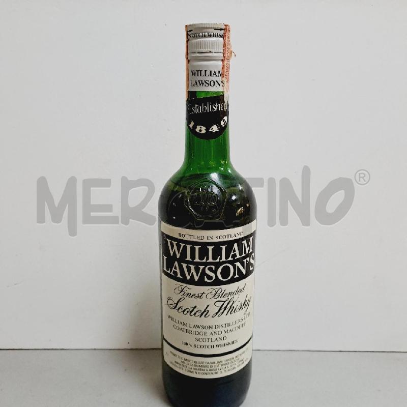 BOTTIGLIA WILLIAM LAWSON'S ANNI 80 | Mercatino dell'Usato Latina 1