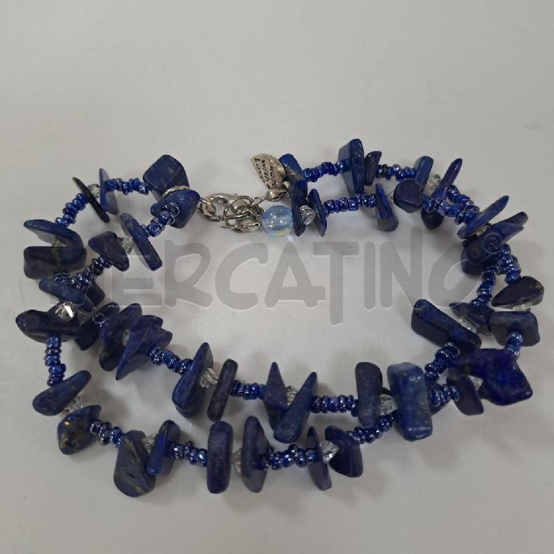BRACCIALE 2 FILI PIETRE E PERLINE MURANO | Mercatino dell'Usato Latina 1
