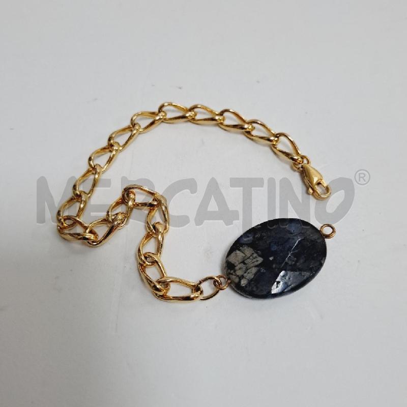 BRACCIALE DORATO PIETRA DURA | Mercatino dell'Usato Latina 1