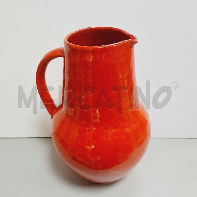 CARAFFA CERAMICA ROSSA | Mercatino dell'Usato Latina 2
