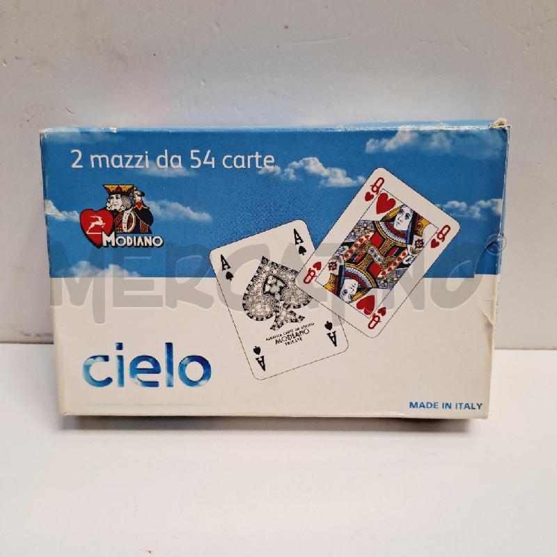 CARTE DA GIOCO MODIANO CIELO | Mercatino dell'Usato Latina 1