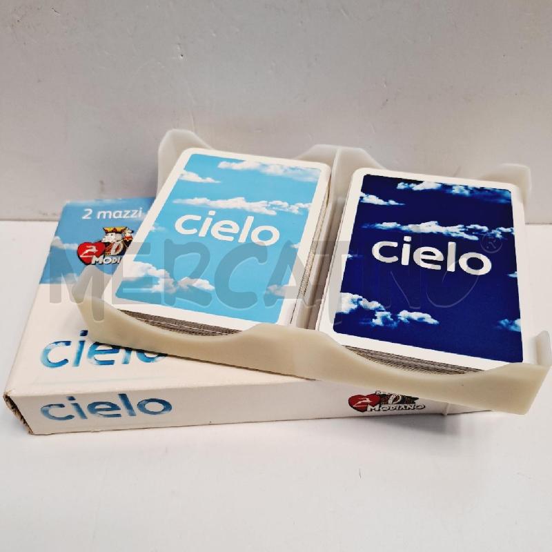 CARTE DA GIOCO MODIANO CIELO | Mercatino dell'Usato Latina 2