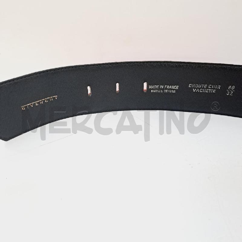 CINTURA PELLE GIVENCHY ROSSA FIBIA GIALLA | Mercatino dell'Usato Latina 5