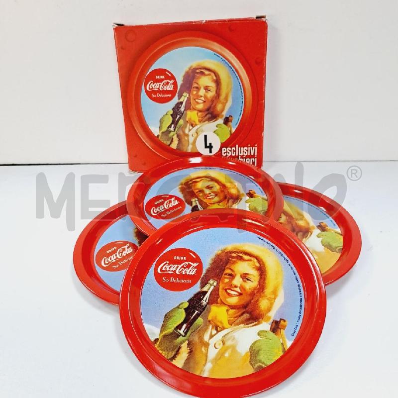 COCA COLA SOTTOBICCHIERI PZ4 | Mercatino dell'Usato Latina 1