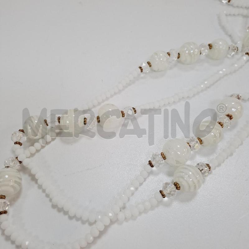 COLLANA LUNGA BIANCA | Mercatino dell'Usato Latina 2