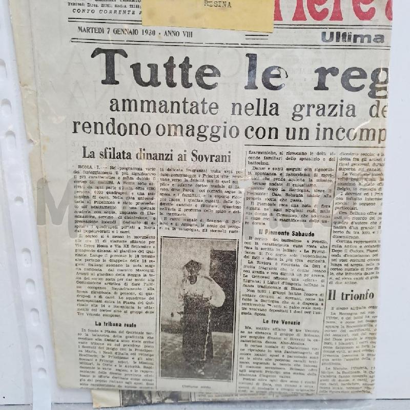 CORRIERE DI NAPOLI 7 GENN 1930 | Mercatino dell'Usato Latina 2