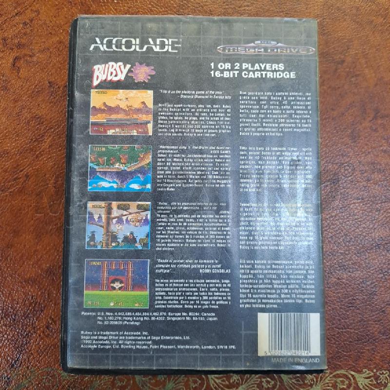 GIOCO SEGA MEGA DRIVE BUBSY | Mercatino dell'Usato Latina 2