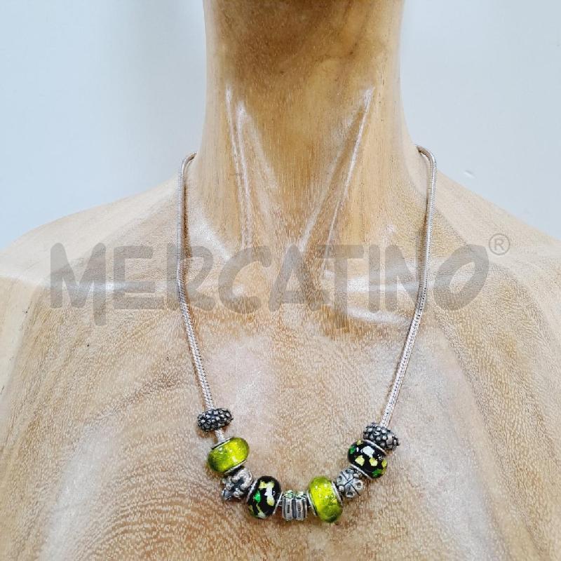 GIRO COLLO TEDORA ARG CON 9 BEADS | Mercatino dell'Usato Latina 1