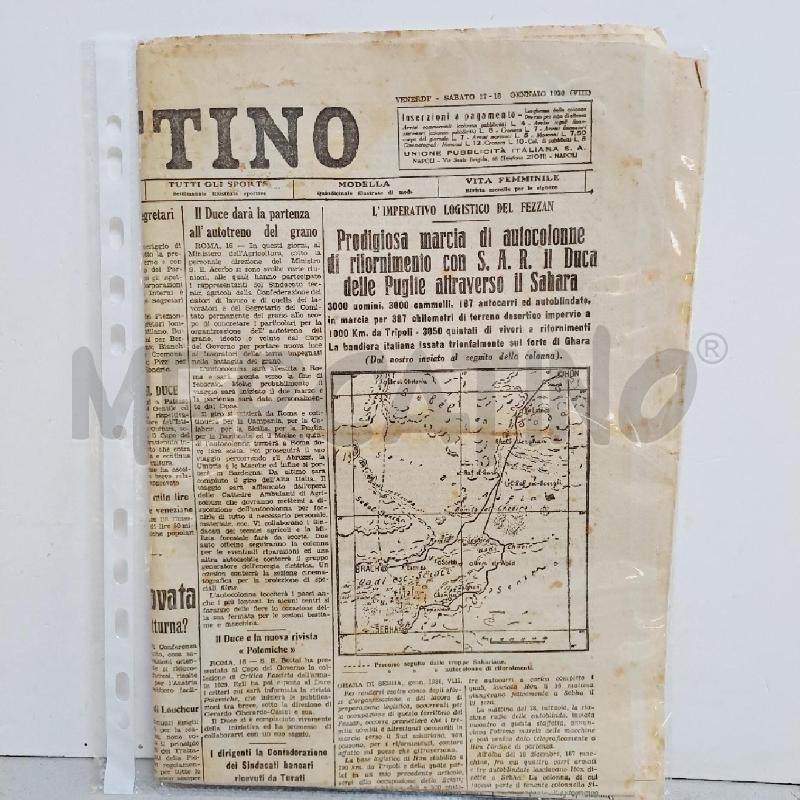 IL MATTINO 17-18 GENN 1930 | Mercatino dell'Usato Latina 1
