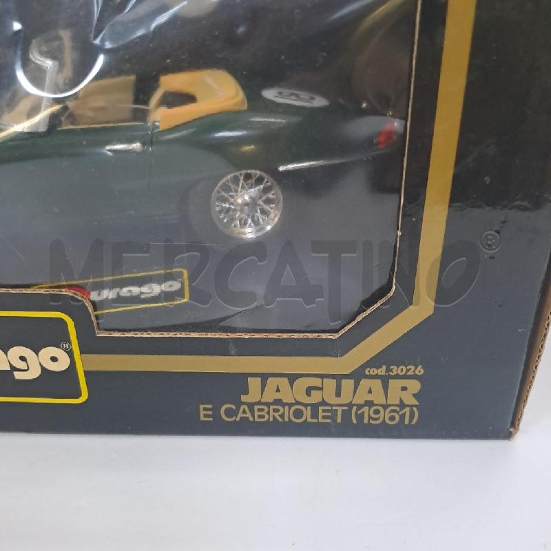 JAGUAR E CABRIOLET 1961 BBURAGO 1:18 | Mercatino dell'Usato Latina 2
