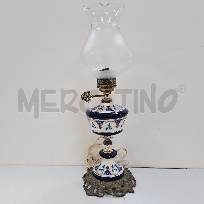 LAMPADA DA TAVOLO LIMOGES CON VETRO | Mercatino dell'Usato Latina 1