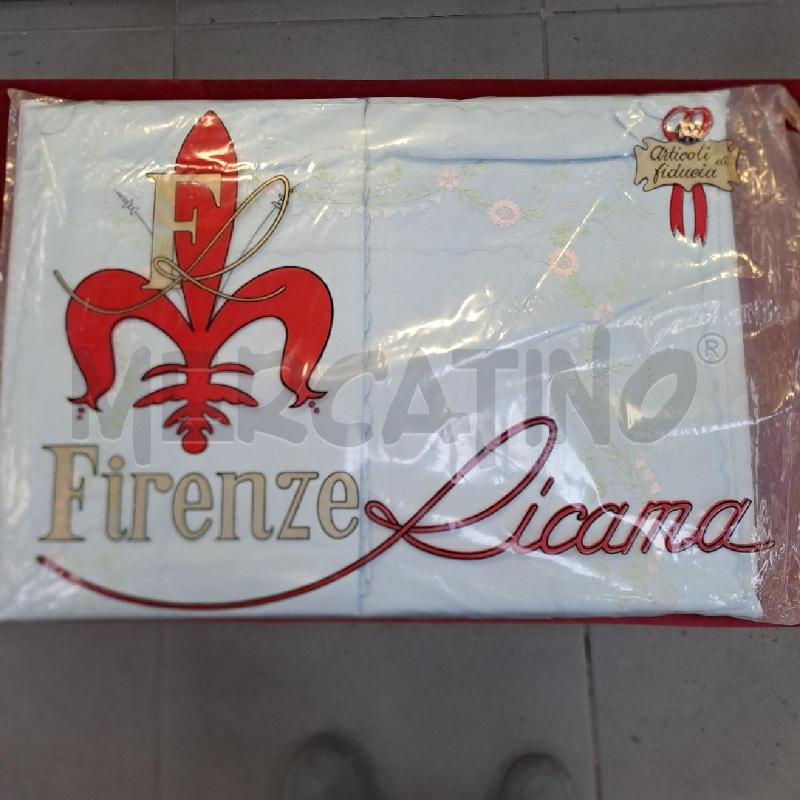 LENZUOLO MATR COTONE RICAMATO CON FEDERE | Mercatino dell'Usato Latina 1