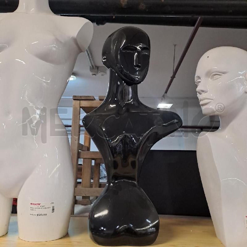 MANICHINO TESTA DONNA NERO | Mercatino dell'Usato Latina 1