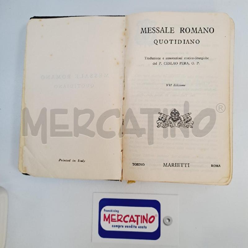MESSALE ROMANO QUOTIDIANO 1951 | Mercatino dell'Usato Latina 1