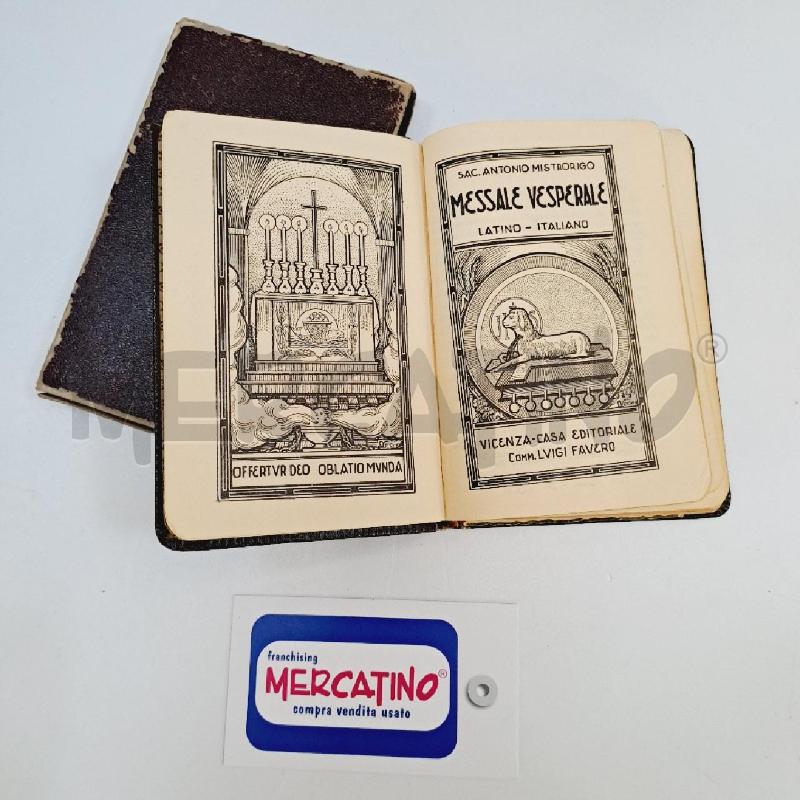 MESSALE VESPERALE ED 1955 | Mercatino dell'Usato Latina 1