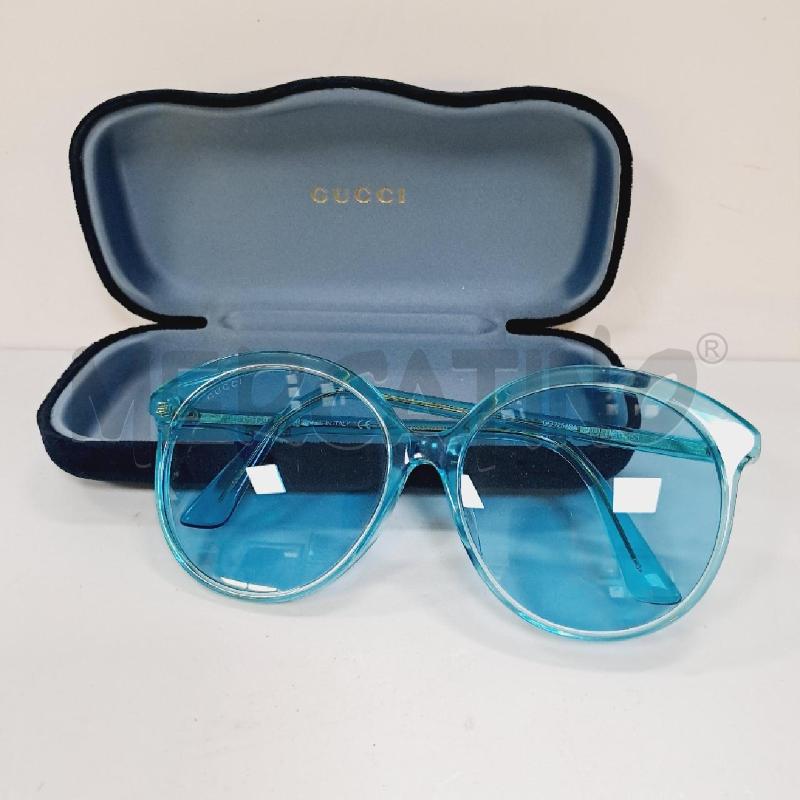 OCCHIALI SOLE GUCCI BLUE ACETATE GG0257SA | Mercatino dell'Usato Latina 1