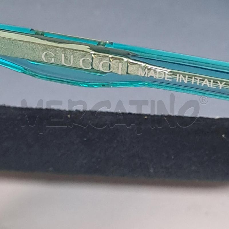 OCCHIALI SOLE GUCCI BLUE ACETATE GG0257SA | Mercatino dell'Usato Latina 4