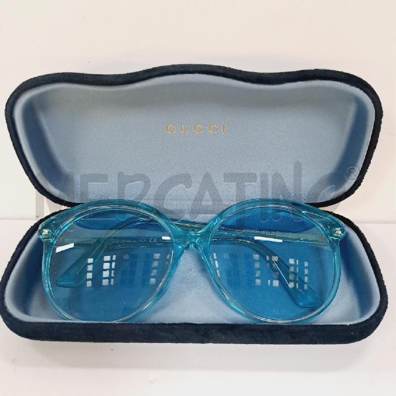 OCCHIALI SOLE GUCCI BLUE ACETATE GG0257SA | Mercatino dell'Usato Latina 5