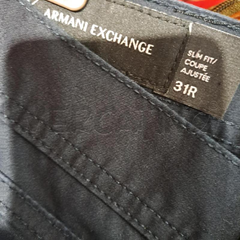 PANTALONE NERO AMANI EXCHANGE | Mercatino dell'Usato Latina 2