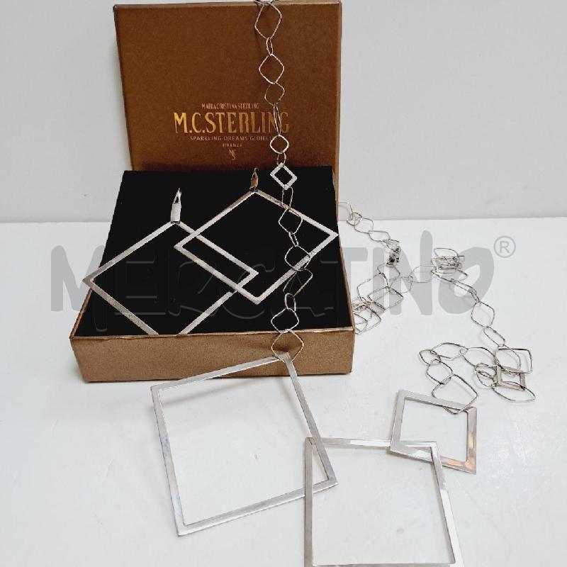 PARURE COLLANA E OR ROMBI MCS | Mercatino dell'Usato Latina 1