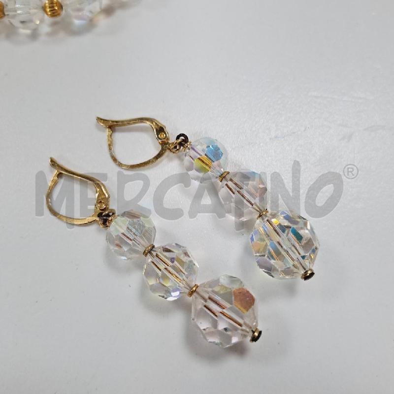 PARURE COLLANA ORECCHINI CRISTALLI | Mercatino dell'Usato Latina 3