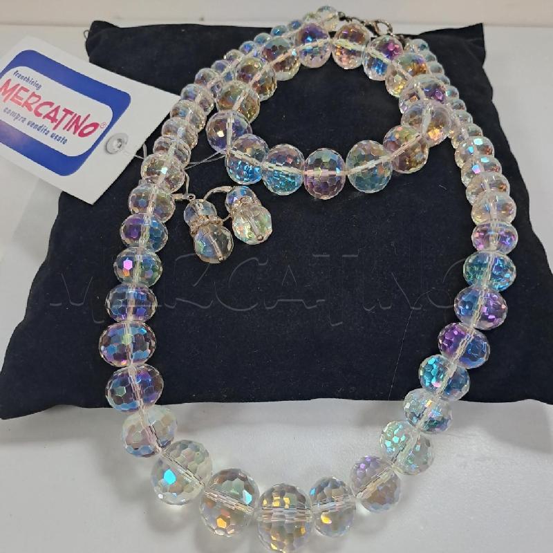 PARURE COLL BRACC OR CRISTALLI | Mercatino dell'Usato Latina 1