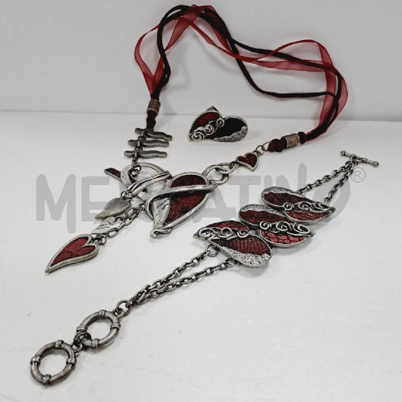 PARURE GIROCOLLO BRACCIALE ANELLO | Mercatino dell'Usato Latina 1