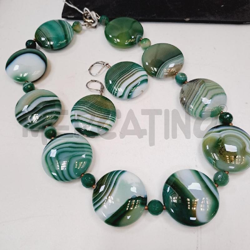 PARURE GIROC + OR AGATA VERDE | Mercatino dell'Usato Latina 2