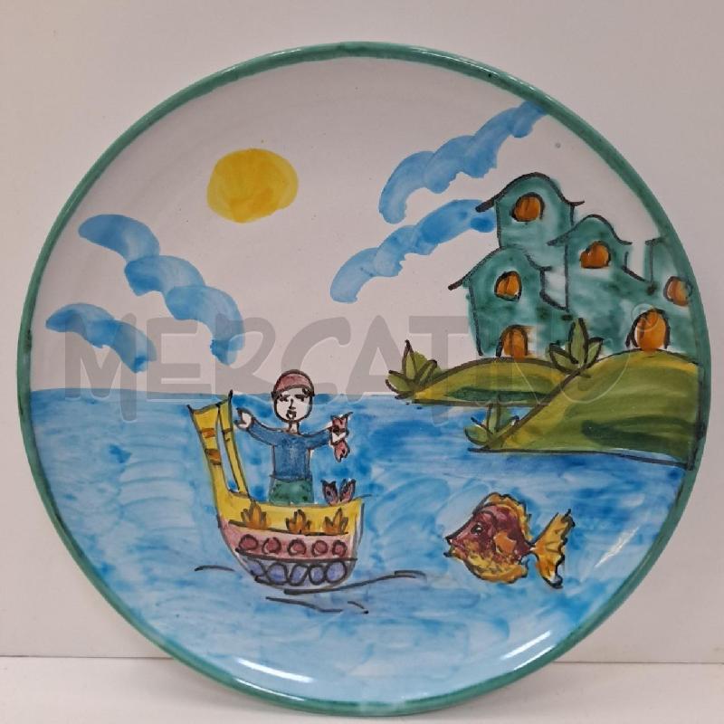 PIATTO CERAMICA FALCONE VIETRI | Mercatino dell'Usato Latina 1