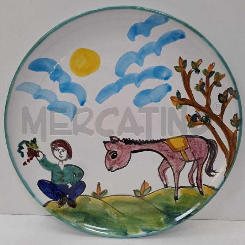 PIATTO CERAMICA FALCONE VIETRI | Mercatino dell'Usato Latina 1