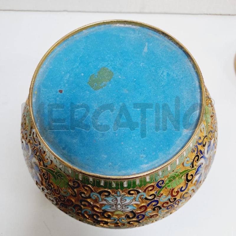 POTICHE VASO METALLO SMALTATO | Mercatino dell'Usato Latina 2