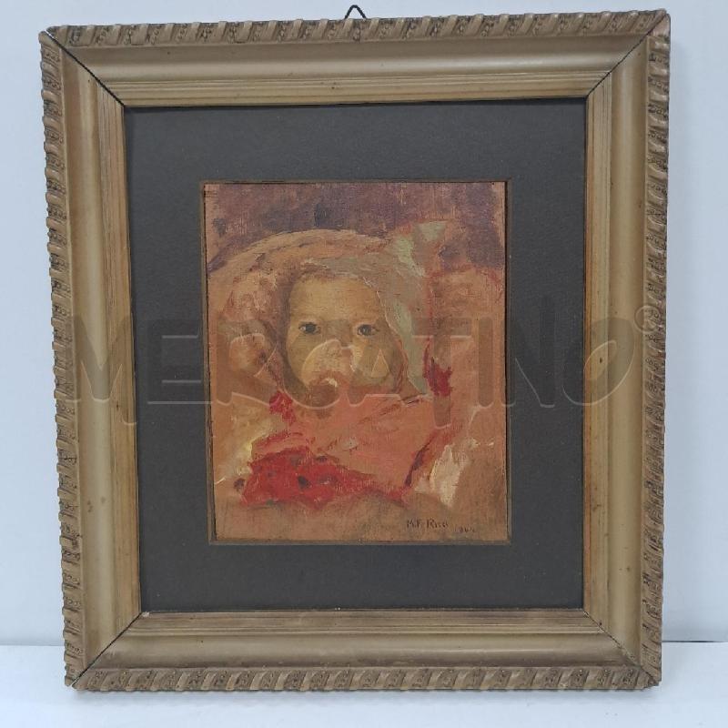 QUADRETTO VECCHIO CON FIRMA M.F. RICCI 1944 | Mercatino dell'Usato Latina 1