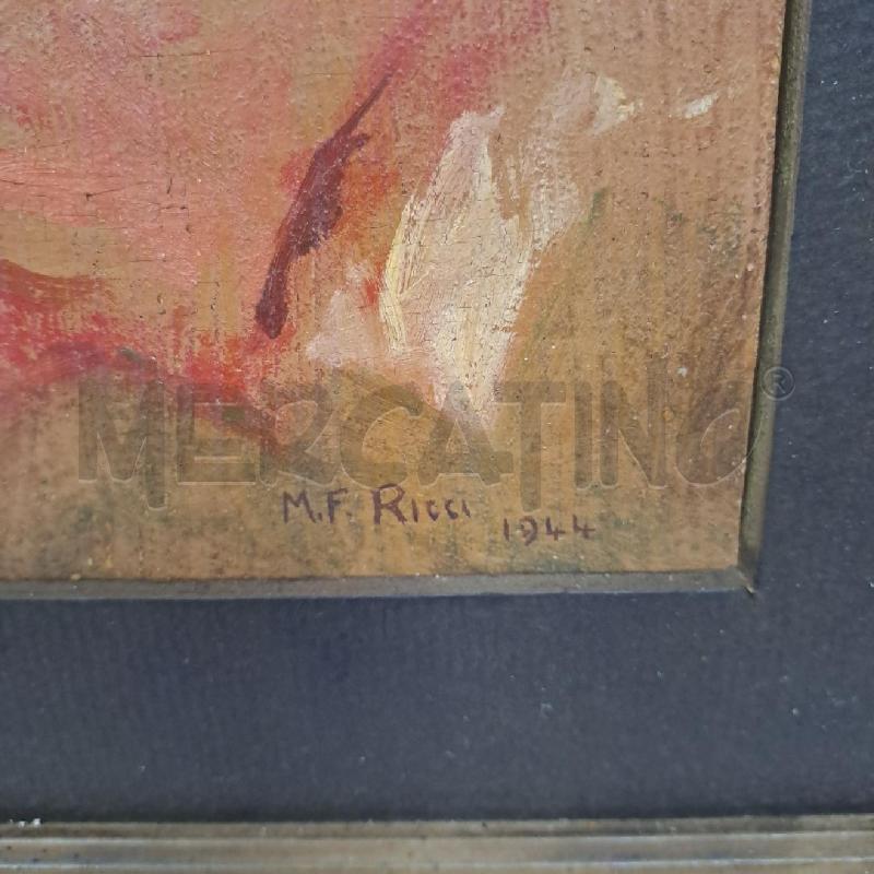 QUADRETTO VECCHIO CON FIRMA M.F. RICCI 1944 | Mercatino dell'Usato Latina 3