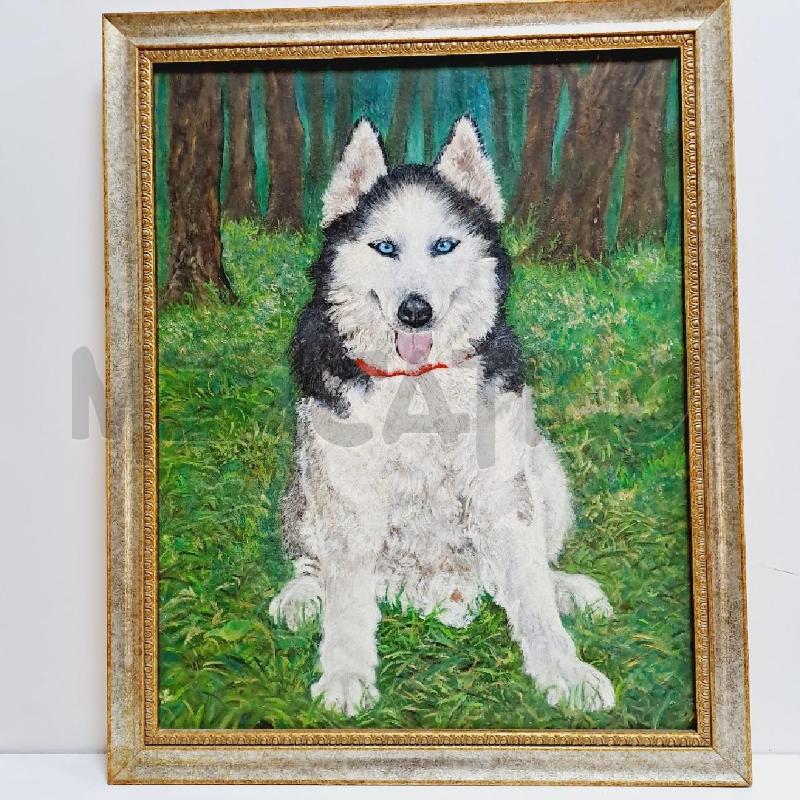 QUADRO AD OLIO CANE | Mercatino dell'Usato Latina 1