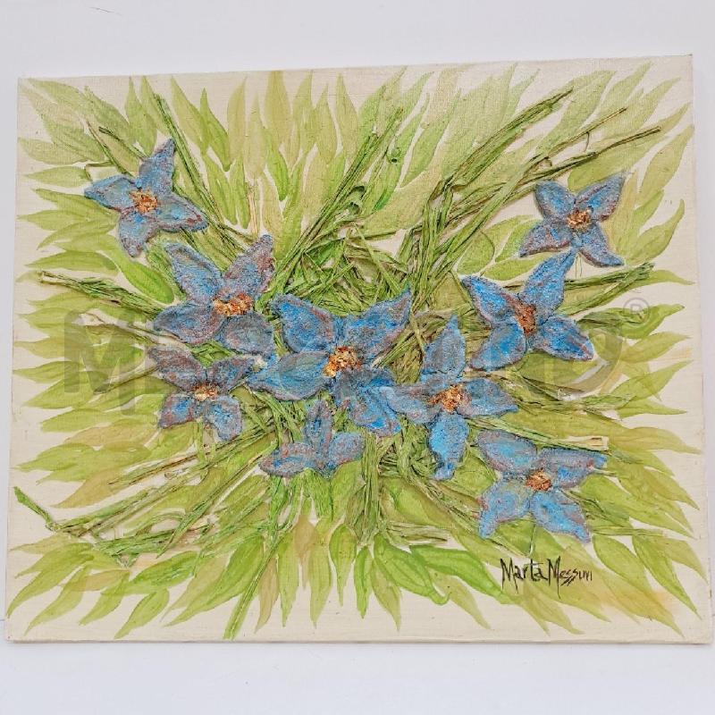 QUADRO FIORI RILIEVO MARTA MESSURI | Mercatino dell'Usato Latina 1