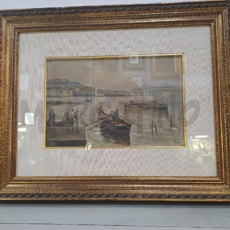 QUADRO GOLFO DI NAPOLI CON FIRMA | Mercatino dell'Usato Latina 1