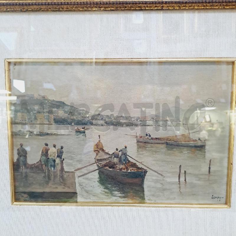 QUADRO GOLFO DI NAPOLI CON FIRMA | Mercatino dell'Usato Latina 2
