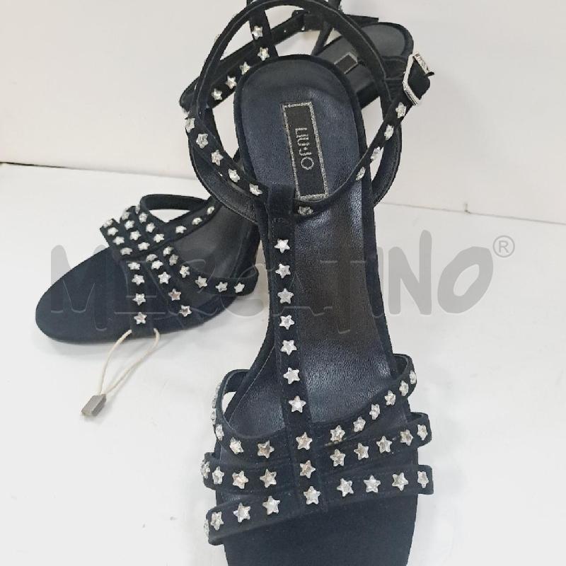 SANDALI DONNA LIU JO NERI STELLE | Mercatino dell'Usato Latina 2