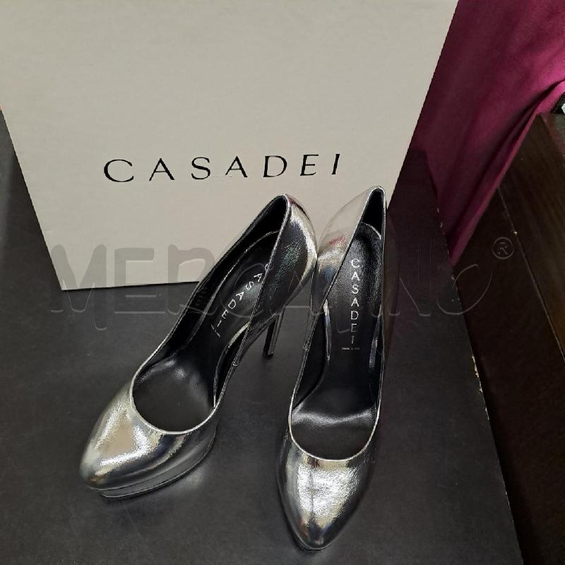 SCARPE ARGENTATE CASADEI | Mercatino dell'Usato Latina 1