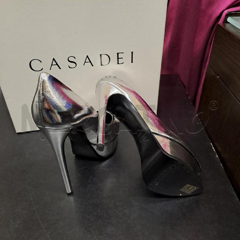 SCARPE ARGENTATE CASADEI | Mercatino dell'Usato Latina 3