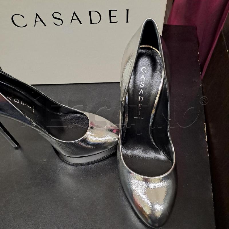 SCARPE ARGENTATE CASADEI | Mercatino dell'Usato Latina 4